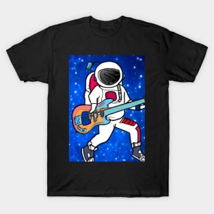 Astronaut Plays Guitar T-Shirt